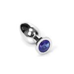 Jewel Buttplug Blue Medium | Metalen Buttplug kopen | Desireshop.nl