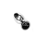 Jewel Buttplug Black Medium | Metalen Buttplug kopen | Desireshop.nl