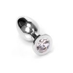 Jewel Buttplug Clear Large | Metalen Buttplug kopen | Desireshop.nl