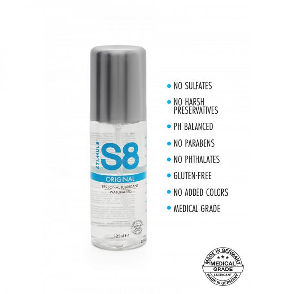 S8 - Waterbased Lube 125ml - Afbeelding 2