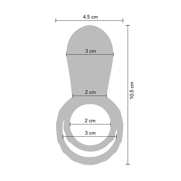 Xocoon – Vibrerende cockring voor koppels - Afbeelding 2