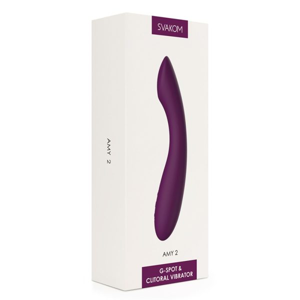 Svakom - Amy 2 Flexibele G-Spot Vibrator - Paars - Afbeelding 3