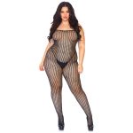 Leg Avenue - Seamless Crochet Bodystocking Plus size - Desireshop.nl