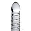 Master Series- Behemoth Ribbed Glazen XL Dildo - Afbeelding 2