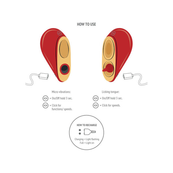 XOCOON - Heartbreaker 2-in-1 clitoris stimulator - Desireshop.nl