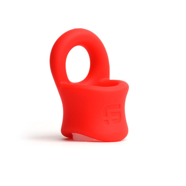 Sport Fucker – Liquid Silicone Baller Ring Red - Desireshop.nl