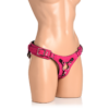 XR Brands - Bodice Deluxe Leren Corset Harnas Roze - Afbeelding 5