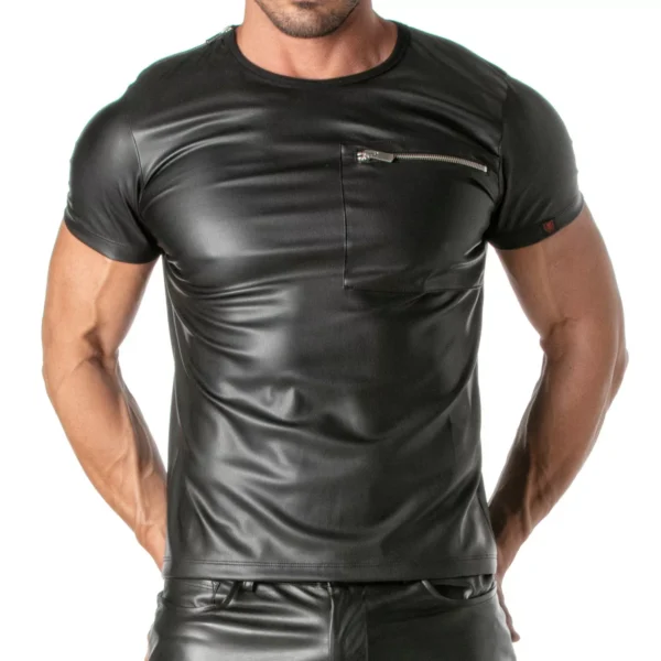 Kinky T-shirt with zippered pocket