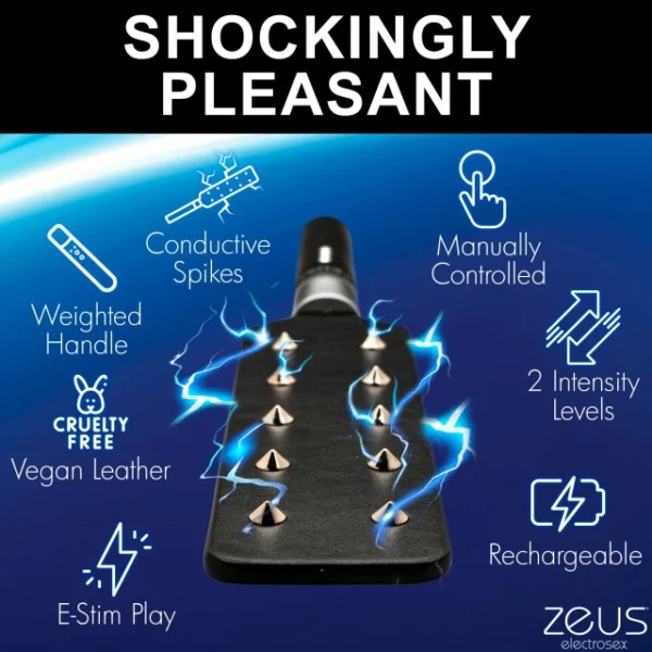 XR Brands –  E-Stim Spiked Paddle - Afbeelding 9