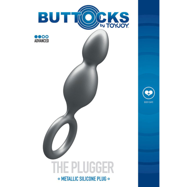 ToyJoy - The Plugger 2-Balls Metallic Silicone Plug - Desireshop.nl