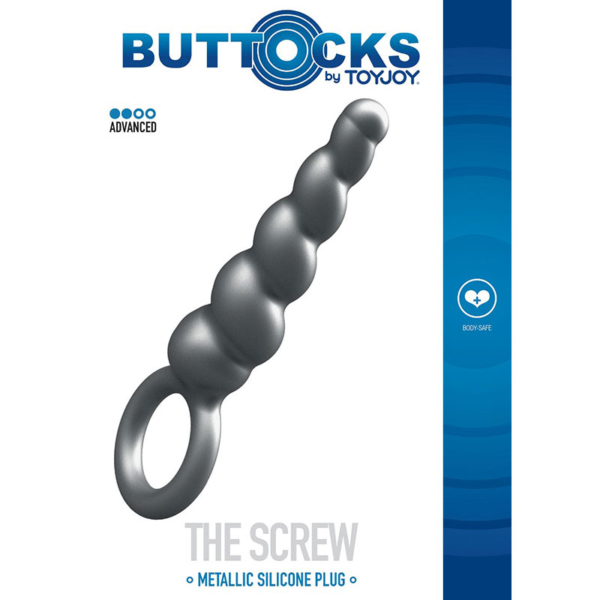 ToyJoy - The Screw Metallic Silicone Plug - Desireshop.nl