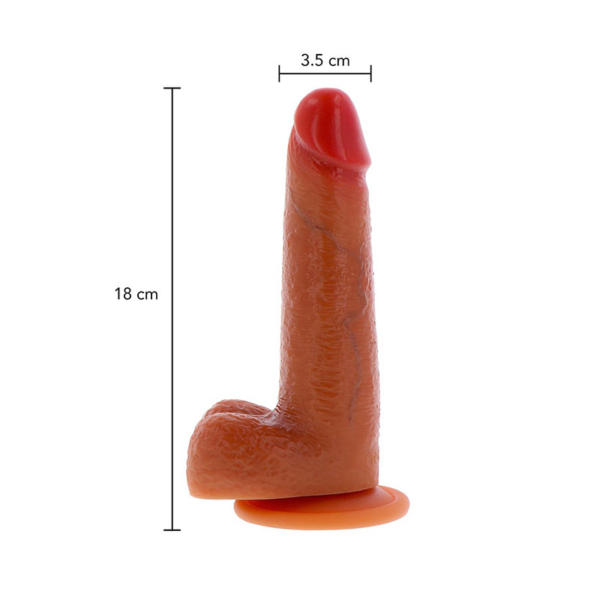 ToyJoy - Get Real Silicone Foreskin Dildo 18 cm - Desireshop.nl