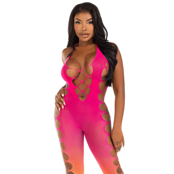 Leg Avenue - Ombre voetloze bodystocking - Desireshop.nl