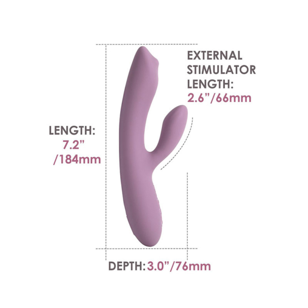 SVAKOM - Trysta Neo Rabbit Vibrator with G-Spot Ball - Desireshop.nl