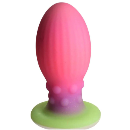 XR Brands – Xeno Egg Glow in the Dark Siliconen Egg XL - Desireshop.nl