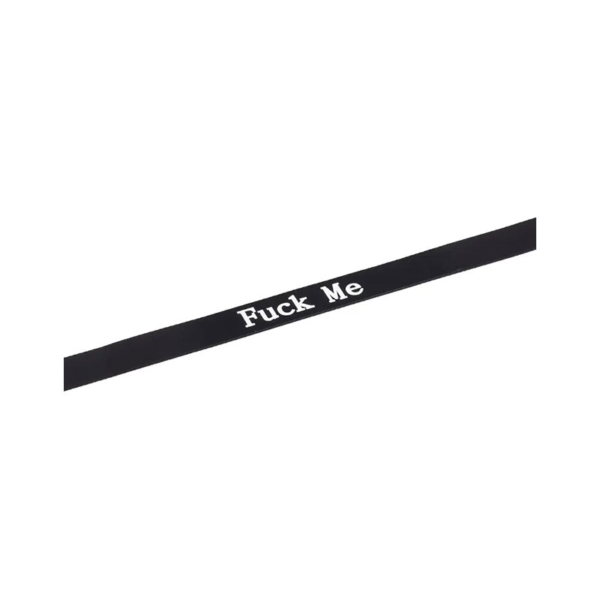 Fuck Me halsband van Rimba - Desireshop.nl