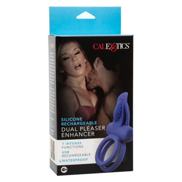 CalExotics - Silicone Rechargeable Dual Cockring - Desireshop.nl