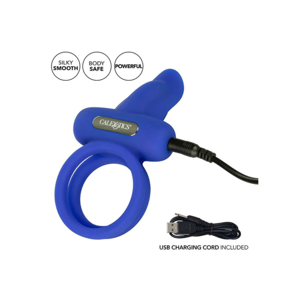 CalExotics - Silicone Rechargeable Dual Cockring - Desireshop.nl