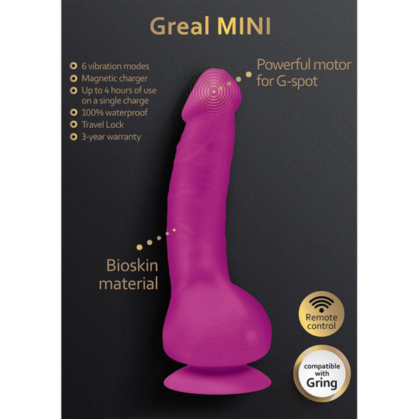 Gvibe Greal Mini Vibrerende Dildo - Desireshop.nl