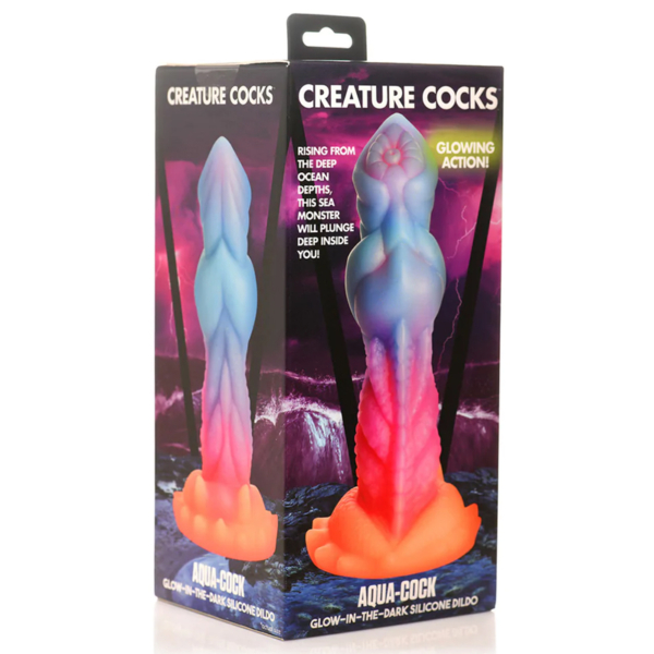 Aqua Cock Glow in the Dark Dildo – XR Brands - Desireshop.nl