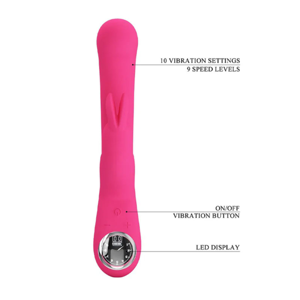 Pretty Love - Lamar Rabbit Vibrator Roze - Desireshop.nl