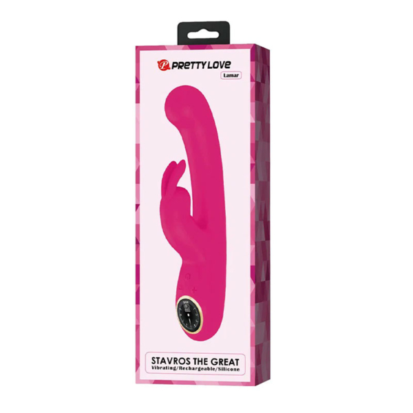 Pretty Love - Lamar Rabbit Vibrator Roze - Desireshop.nl