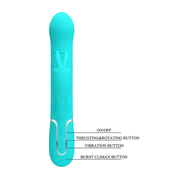 Pretty Love - Coale Rabbit Vibrator Groen - Desireshop.nl