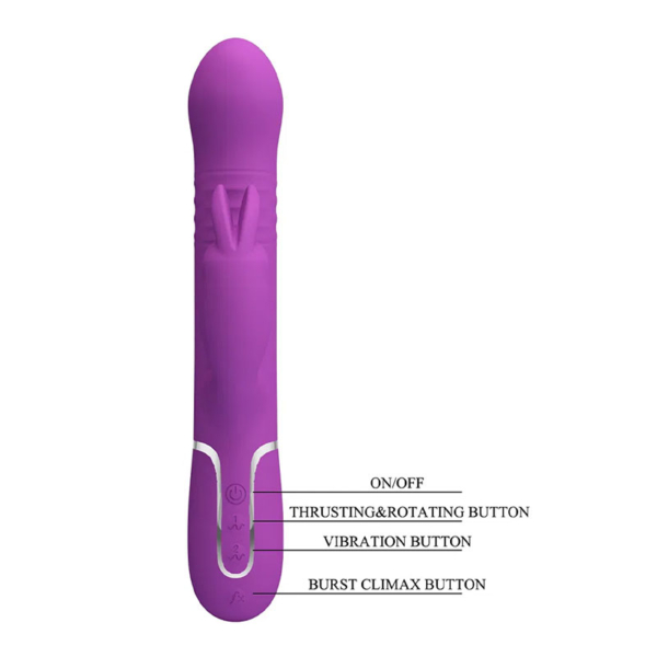 Pretty Love - Coale Rabbit Vibrator Paars - Desireshop.nl