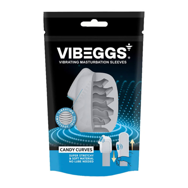 VIBEGGS - Candy Curves Vibrerende Masturbatie Sleeve - Desireshop.nl