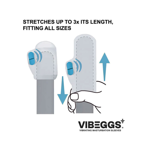 VIBEGGS - Blow Misty Vibrerende Masturbatie Sleeve - Desireshop.nl