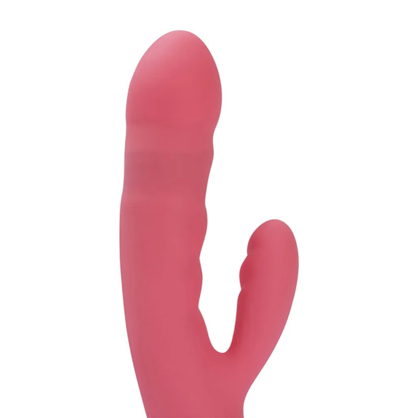 Svakom - Avery Thrusting Rabbit Vibrator Pink - Desireshop.nl