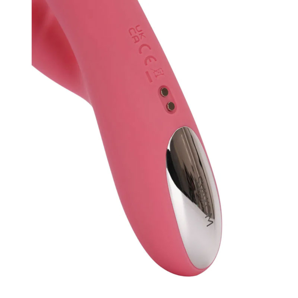 Svakom - Avery Thrusting Rabbit Vibrator Pink - Desireshop.nl