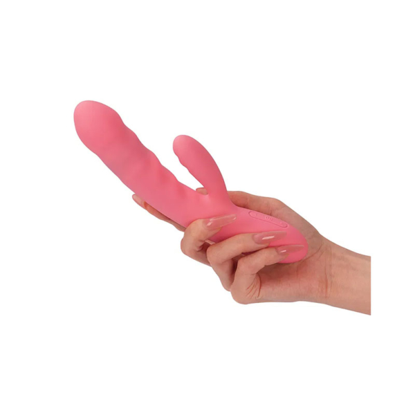 Svakom - Avery Thrusting Rabbit Vibrator Pink - Desireshop.nl