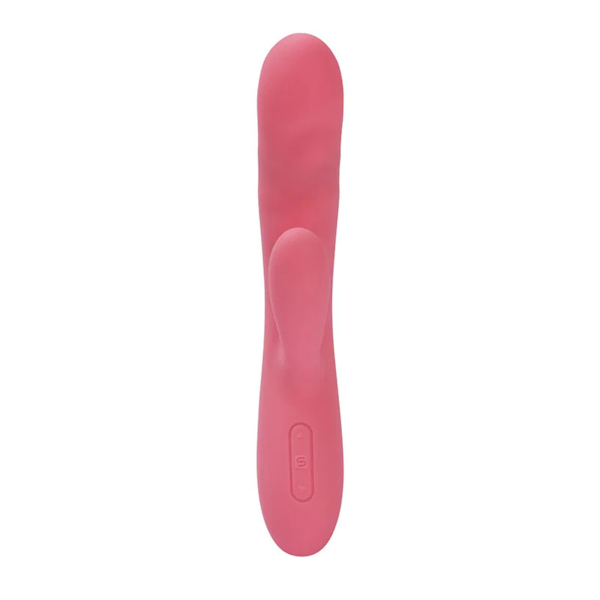 Svakom - Avery Thrusting Rabbit Vibrator Pink - Desireshop.nl