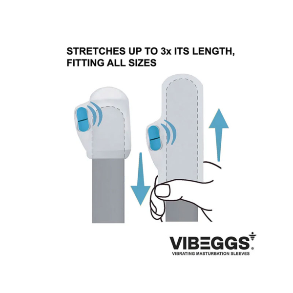 VIBEGGS - Ribs Delight - Vibrerende Masturbatie Sleeve - Desireshop.nl