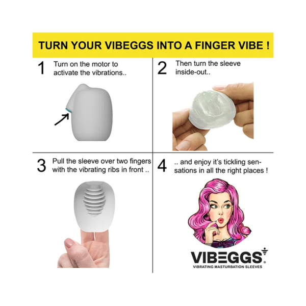 VIBEGGS - Ribs Delight - Vibrerende Masturbatie Sleeve - Desireshop.nl