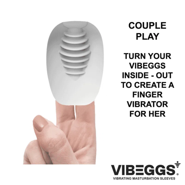 VIBEGGS - Ribs Delight - Vibrerende Masturbatie Sleeve - Desireshop.nl