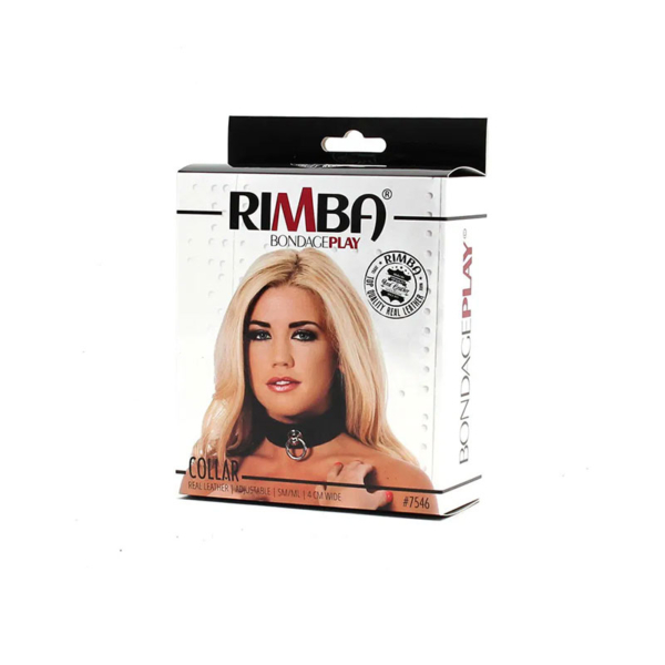 Rimba - Halsband met grote ring 4 cm breed - Desireshop.nl