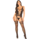 Leg Avenue - Cami Garter with Stockings and String Black - Desireshop.nl