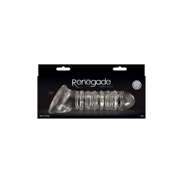 Renegade - Ribbed Extension Penis Sleeve - Desireshop.nl
