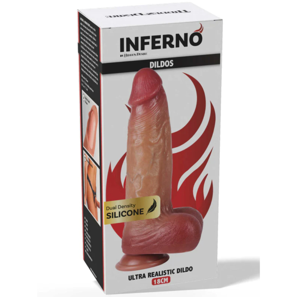 Hidden Desire - Realistische Siliconen Dildo van 18 cm - Desireshop.nl