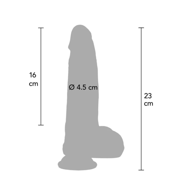 Hidden Desire - Realistische Siliconen Dildo van 18 cm - Desireshop.nl