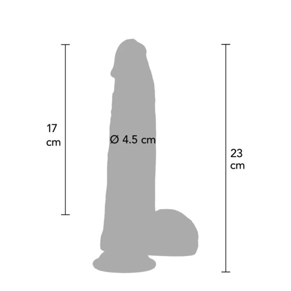 Hidden Desire - Realistische Siliconen van Dildo 21 cm - Desireshop.nl