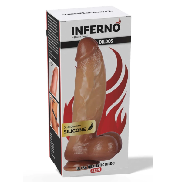 Hidden Desire - Realistische Siliconen van Dildo 22 cm - Desireshop.nl