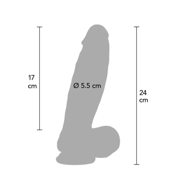 Hidden Desire - Realistische Siliconen van Dildo 22 cm - Desireshop.nl