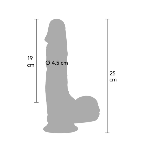Hidden Desire - 23 cm Lange Realistische Siliconen Dildo