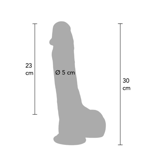 Hidden Desire - 28 cm Lange Realistische Siliconen Dildo
