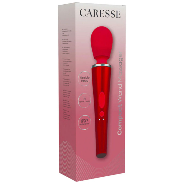 CARESSE Compact Wand Massager - Desireshop.nl