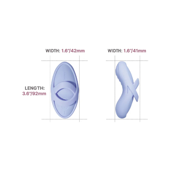 Svakom - Echo 2 Vingervibrator Sky Blue - Desireshop.nl