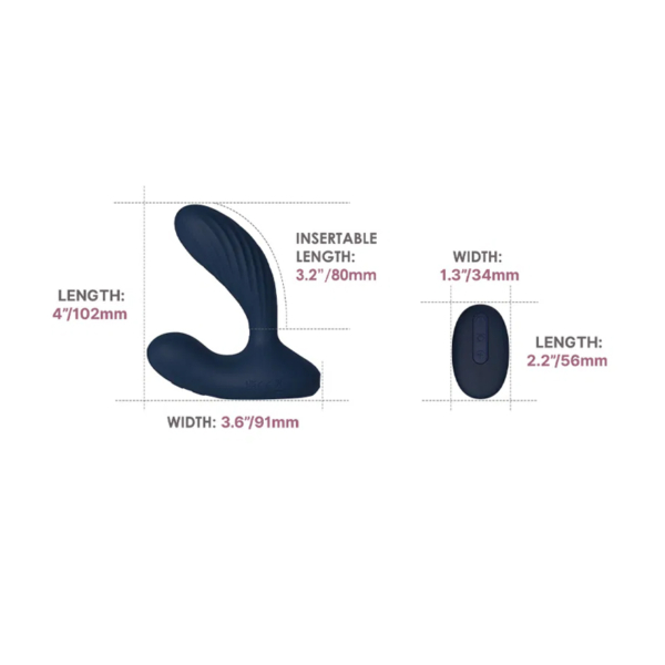 Svakom - Vick Neo 2 Prostaat Vibrator met App Besturing - Desireshop.nl